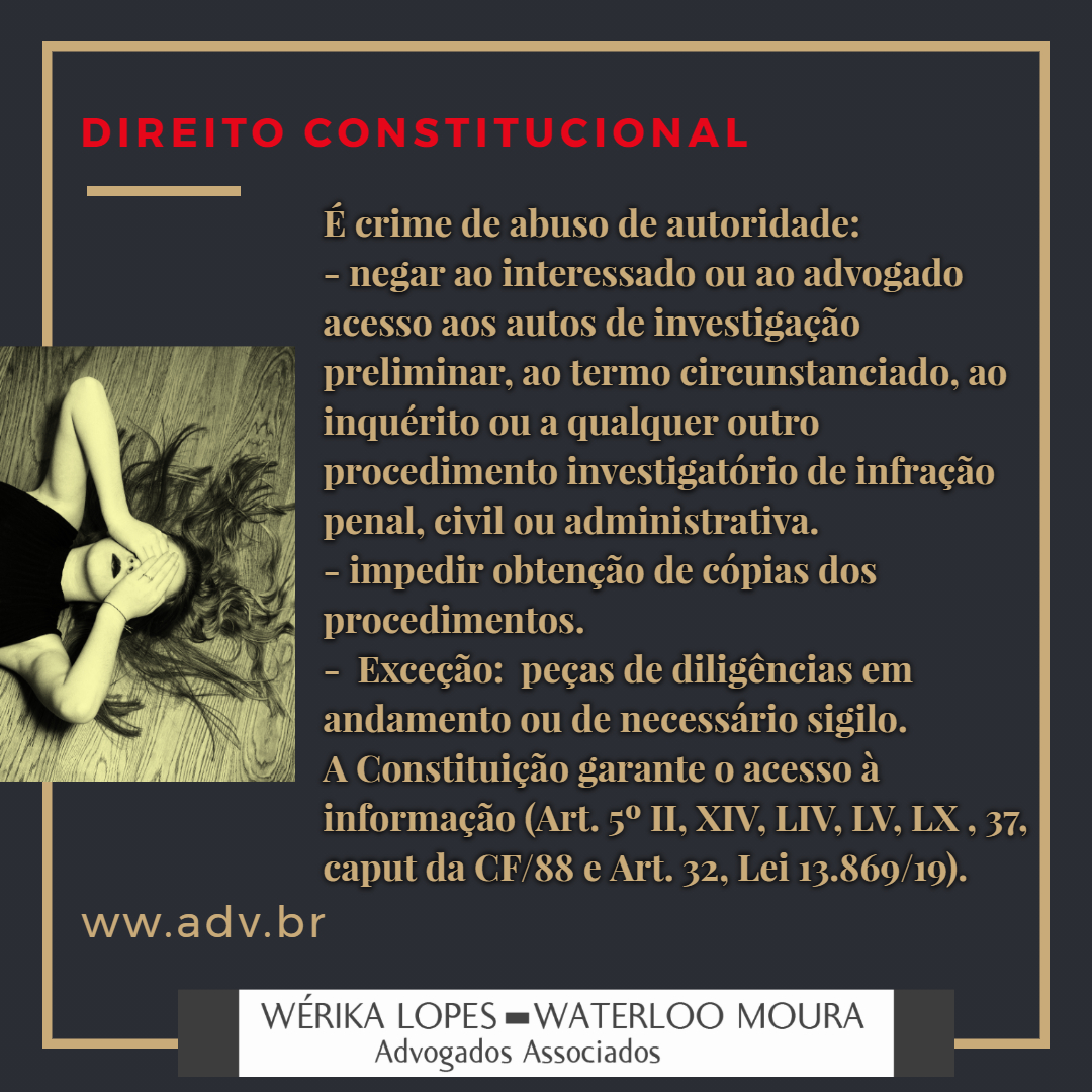 Negativa de Acesso a peças